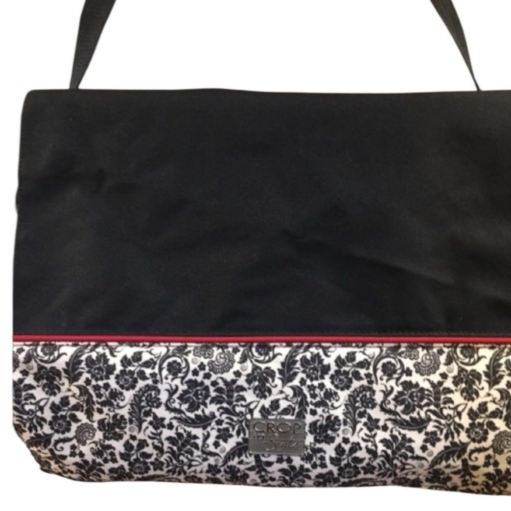 CROP IN STYLE *Huge* Scrapbooking Organizer Tote in Black/White — NWT - Picture 8 of 16